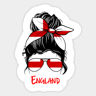 England girl, England Flag, England gift heritage, English girlfriend Sticker